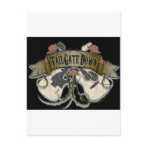 Tailgate Down Post cards postcards