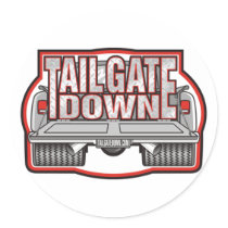 TailGate Down Sticker