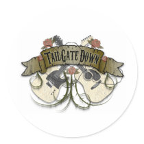 Tailgate Down Stickers