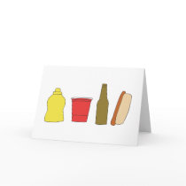 Tailgate/Football/Party Greeting Card