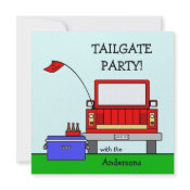 Tailgate Party Truck invitation