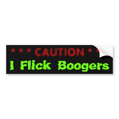 Tailgater Warning Bumper Sticker