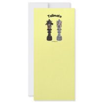 Tailmate Chess Queen Dogs Personalized Rack Card