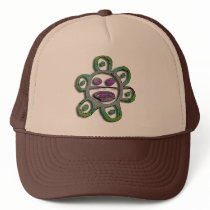 Taino sun green Hat by odd_eyed Taino sun green Hat