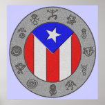 Taino Wheel Poster
