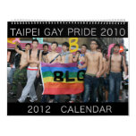 Taipei Gay Pride 2010, 2012 Calendar