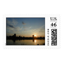 Taipei in sunset postage by ckyuan Taipei in sunset postage