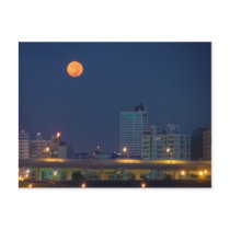 Taipei Night Moon postcards by tinglulee Taipei Night Moon postcards