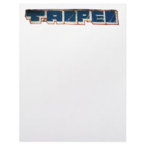 Taipei Taiwan Letterhead Design
