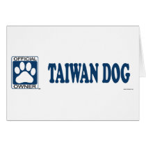TAIWAN DOG_Blue cards