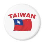 Taiwan Flag 3 Magnets