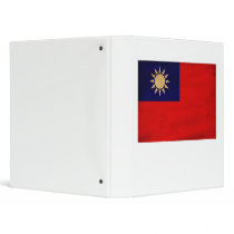 Taiwan Flag 3 Ring Binders