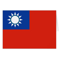Taiwan Flag cards