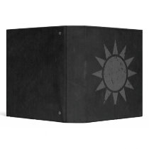 Taiwan Flag "Gray Vintage" Binders
