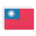 Taiwan Flag Personalized Invitations
