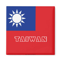 Taiwan flag magnet