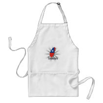 Taiwan Flag Map 2.0 Apron