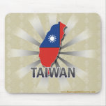 Taiwan Flag Map 2.0 Mousepad