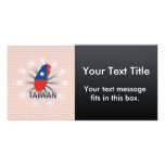 Taiwan Flag Map 2.0 Custom Photo Card