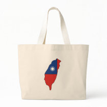 Taiwan flag map bags