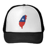 Taiwan Flag Map full size Mesh Hat