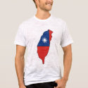 Taiwan flag map t-shirts