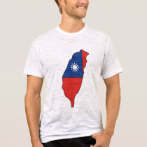 Taiwan flag map t-shirts