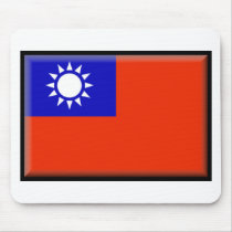 Taiwan Flag mousepads
