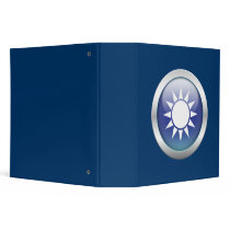Taiwan Flag "Orb" Vinyl Binders