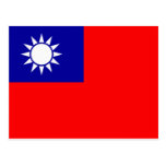 Taiwan Flag postcards