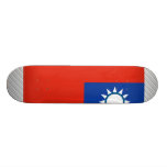 Taiwan Flag Skateboard Deck
