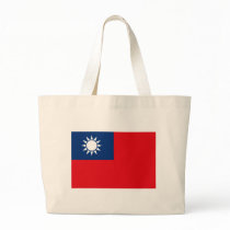 Taiwan Flag Tote Bag by FlagTshirts Taiwan Flag Tote Bag