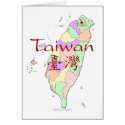 Taiwan Map cards by redthread_taiwan Taiwan Map cards