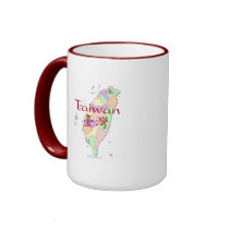 Taiwan Map mugs
