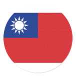 Taiwan National Flag Sticker