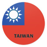Taiwan Roundel quality Flag Sticker