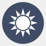 Taiwan Roundel Round Stickers