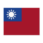 Taiwan Taiwanese flag Postcard