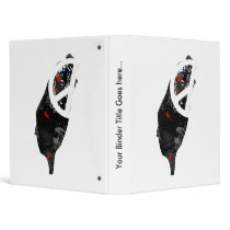 Taiwan Trendy Peace Sign with Taiwanese map Vinyl Binder