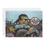 Taiwanese graffiti, Taipei, Taiwan Personalized Invitation