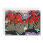 Taiwanese graffiti, Taipei, Taiwan Personalized Invitations