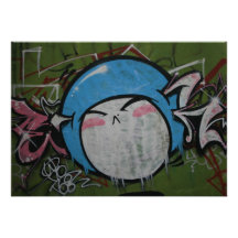 Taiwanese graffiti, Taipei, Taiwan Custom Invitations
