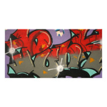 Taiwanese graffiti, Taipei, Taiwan Picture Card