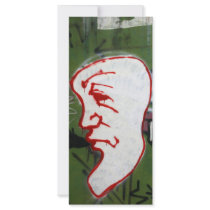 Taiwanese graffiti, Taipei, Taiwan Custom Rack Card