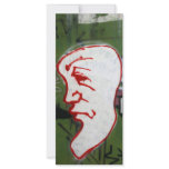 Taiwanese graffiti, Taipei, Taiwan Custom Rack Card