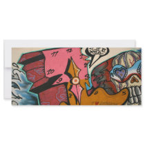Taiwanese graffiti, Taipei, Taiwan Rack Cards