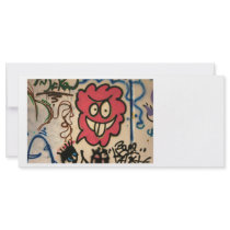 Taiwanese graffiti, Taipei, Taiwan Custom Rack Card