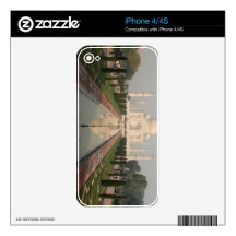 Taj Mahal, Agra, India Decal For iPhone 4S
