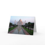 Taj Mahal at daybreak Greeting Card