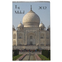 taj mahal calendar 2012